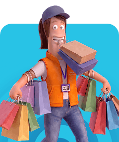 Dagje shoppen-karakter
