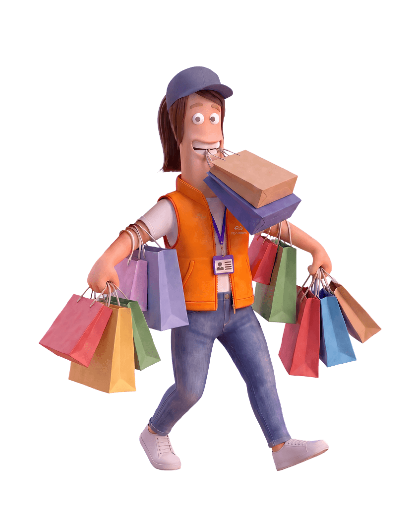Dagje shoppen-karakter